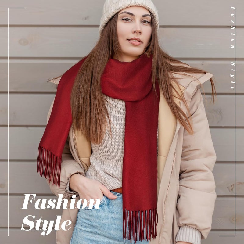 Darller Winter Scarf for Women Pashmina Shawls and Wraps for Evening Dresses Wedding Party Bridesmaid Warm Long Scarves Shawl - Image 5
